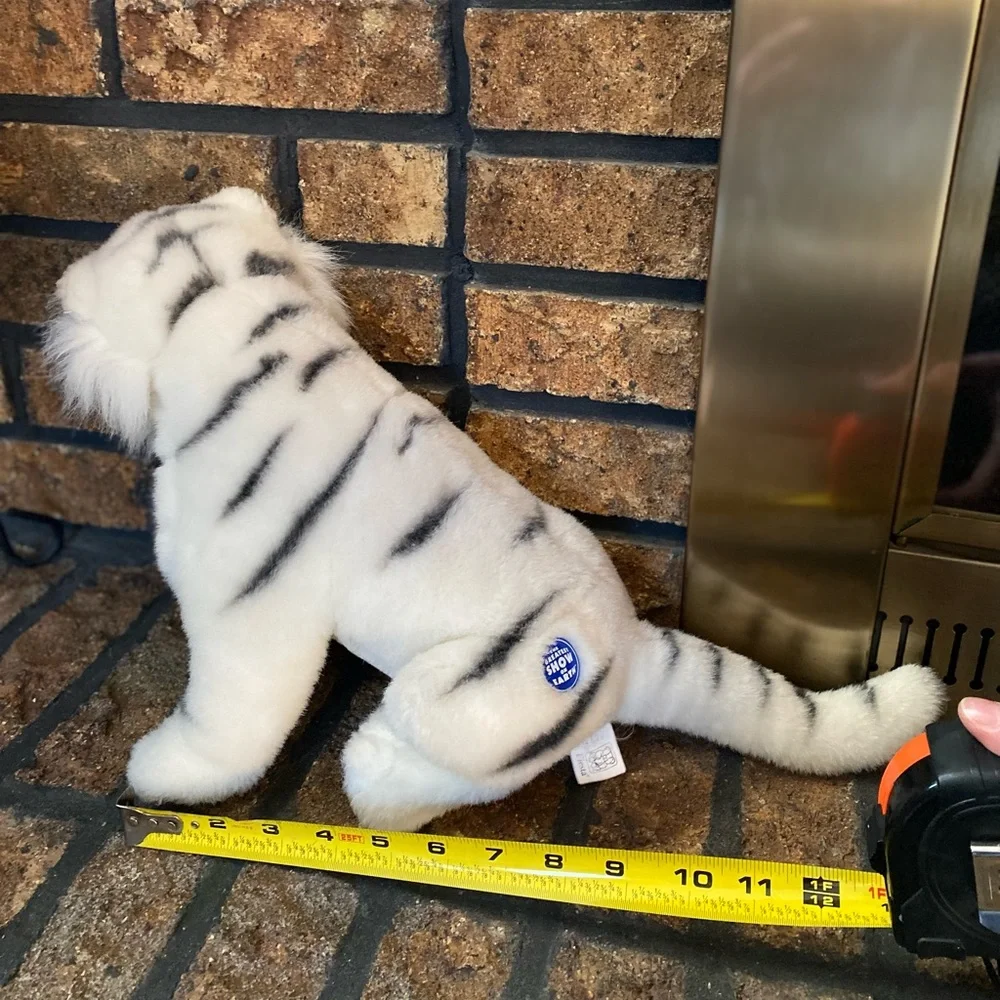 Fiesta White Bengal Tiger 10” Stuffed Animal Plush Toy - Picture 7 of 8